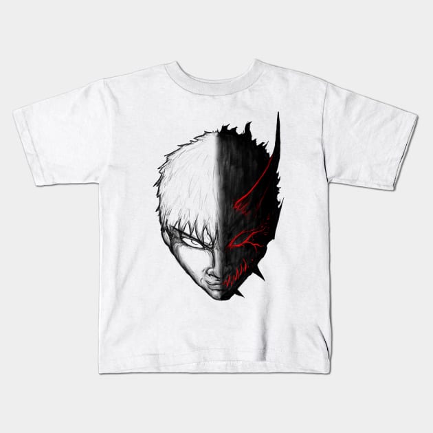 Half Face Demon Kids T-Shirt by Iconic Feel